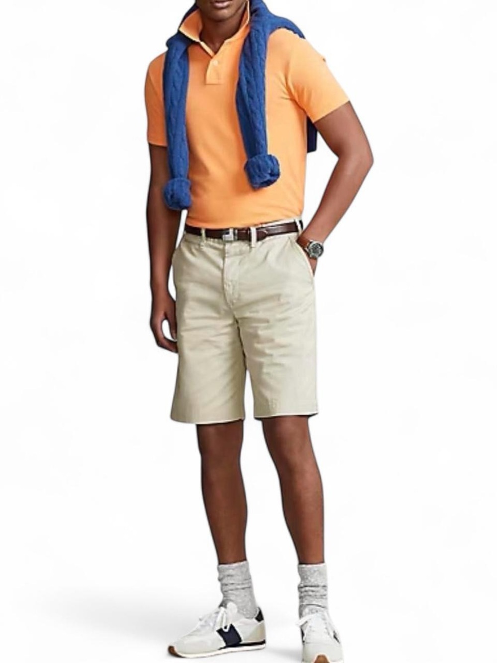 Polo Ralph Lauren Relaxed Fit Chino Short in Tan Men’s Size W32 L9 Shorts Golf - Picture 2 of 13